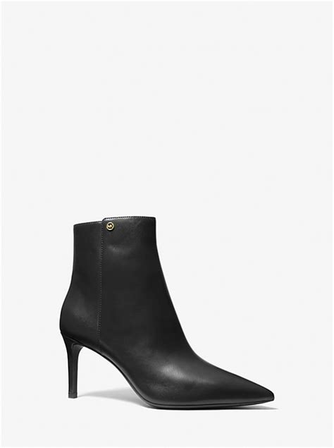 michael kors alina boots|Alina Flex Leather Ankle Boot .